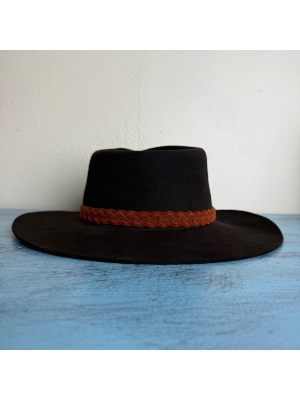 Akubra Snowy River Brown Pure Fur Felt Hat Made In Australia Size 58